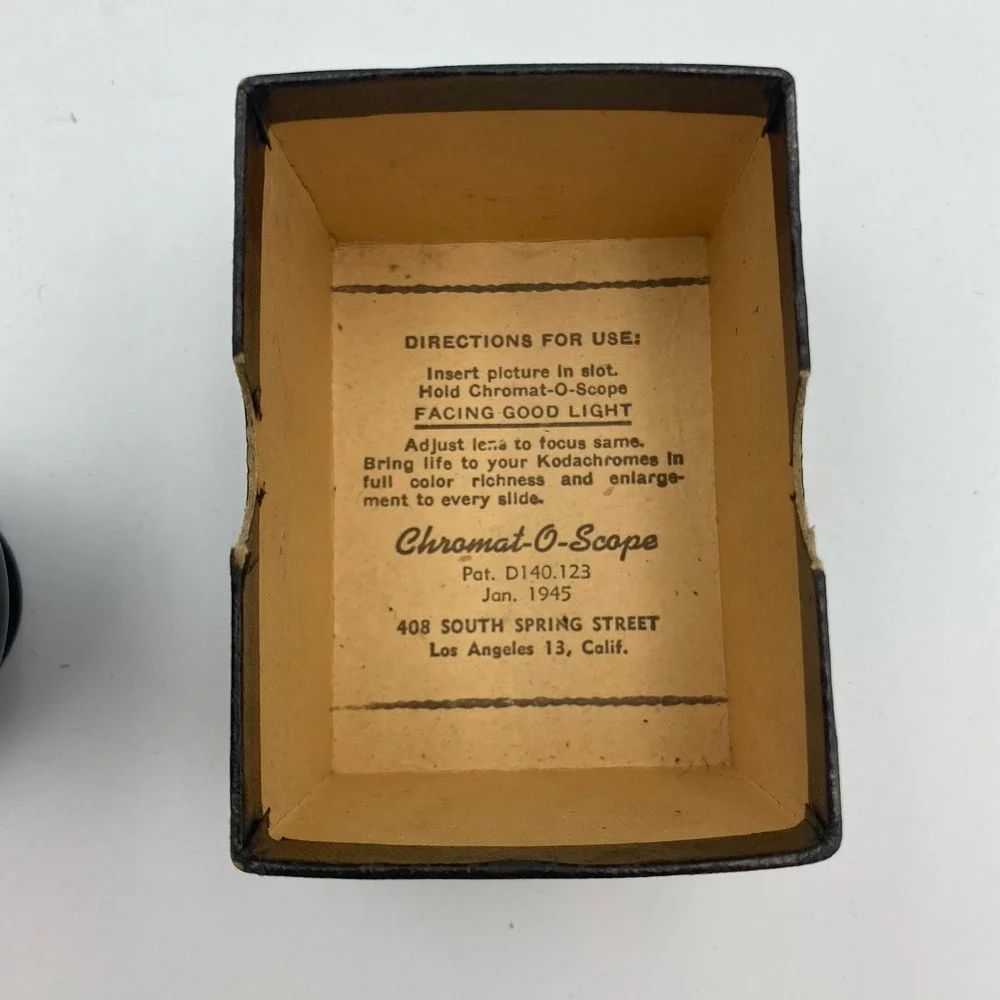 Ultra Vue Chromat-O-Scope Slide & Film viewer Vintage Bakelite